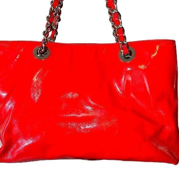 Kate Spade Red Patent Leather Tote - Picture 5 of 14